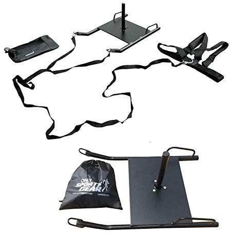 Power Speed Sled w/Harness Weighted Drag Sport Football Training Sled Padded Harness Trading Power Running Speed Sled Weighted Drag Sport Power Sled