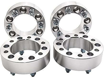 maXpeedingrods 4x Separador de Rueda para Toyota para Land Cruiser Patrol Hilux para Mitsubishi Pajero para Ford para Vauxhall Espaciador de Rueda de139.7mmGrosor 50mm Distanciador de Rueda con Llanta