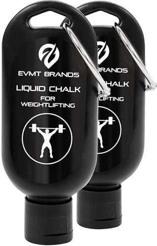EVMT Brands Gesso Liquido e Magnesite Liquida Antiscivolo per Palestra, Sollevamento Pesi, Arrampicata, Ginnastica, Danza Resistente al Sudore per Presa Potente