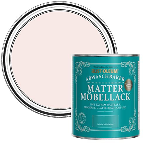 Rust-Oleum Peinture Rose Mate & Lessivable pour Meubles, Finition Mate - Rose de Chine 750ml