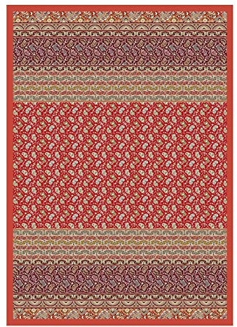 Bassetti Plaid Imperia R1 aus Baumwolle Mako-Satin in der Farbe Rot, Maße: 270cm x 250cm, 9324134