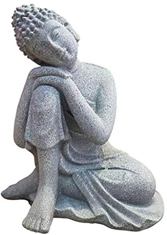 predolo Buddha Statue Dekofigur Home, Schlafender Buddha, Groß