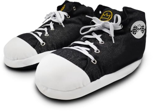 Cello Baffies' Krazy Kicks - Stylish Sneaker & Trainer Slippers for Men with Memory Foam