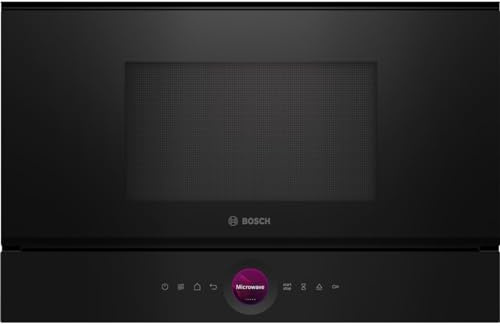 Bosch BFL7221B1B Serie 8 Built-In Microwave Oven 38cm - Black, 700057862