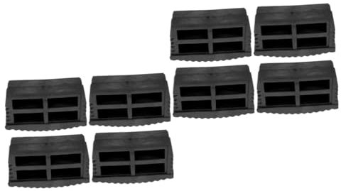 Mikikit 8pcs Ladder Feet Cover Rubber Non-Slip Mat Foot Covers Ladder Leg for Home Outdoor Furniture