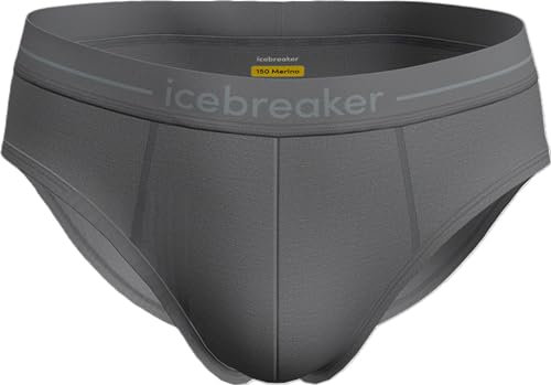 Icebreaker Merino Anatomica Brief-Men's Underwear - Jet Heather - X-Large