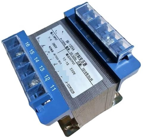 Transformateur de commande 380V à 220V 100W, BK-100VA primaire 380V secondaire 220V, 1 pièce