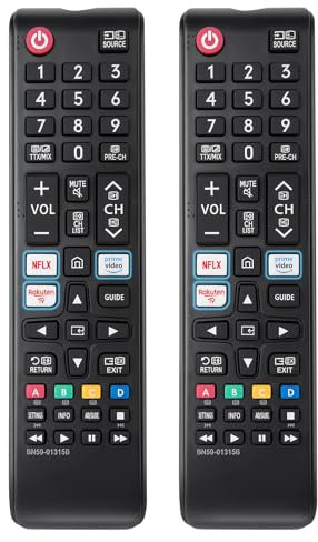 Loutoc Telecomando-Adatto-per-Smart-TV-Samsung, Telecomando-Universale-Compatibile-TV-Samsung (2 confezioni)