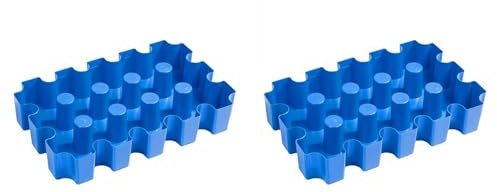 CENMEN 2X Blocco di Ghiaccio per Casse di Birra, Vassoio per Cubetti di Ghiaccio per Refrigeratori per Birra, Idea Regalo per Casse di Birra