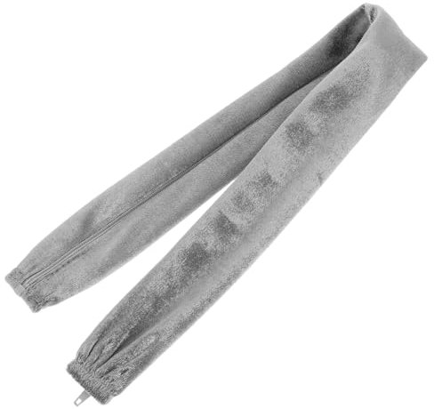 Angoily Pendant Chain Sheathes Fabric Cable Management Chandelier Light Soft Flannel Chain Sleeves Elegantly Decorative Grey