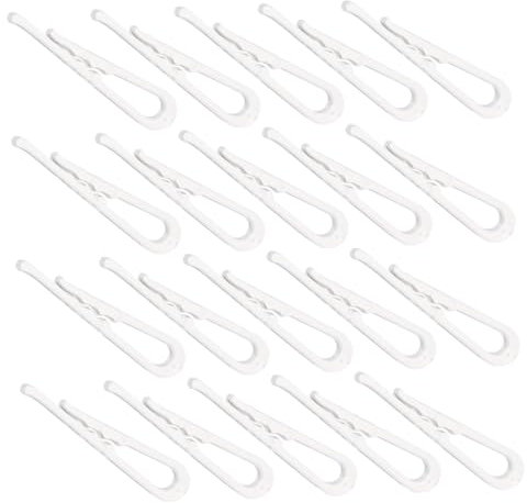 IMIKEYA 200pcs Neckties Clamp Pants Fixing Clamp Shirts Plastic Fixing Clip Versatile and Comfortable Shirt Clip