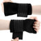 2 Pack Wrist Support Straps, Hand Wrist Braces Adjustable Compression Wraps Wrists Compression Sleeve for Wrists Pain Relief, Tendonitis, Carpal Tunnel, Sports for Men Women (Black)