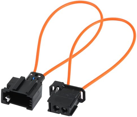RJLLKD 2 Pezzi MOST Cavo Fibra Ottica Connettore Aaschio e Femmina, Most Fiber Optic Loop Bypass Cavo Ottico Loop Bypass Adattatore Strumento Dispositivo Diagnostico per Audi, VW, BMW, Porsche