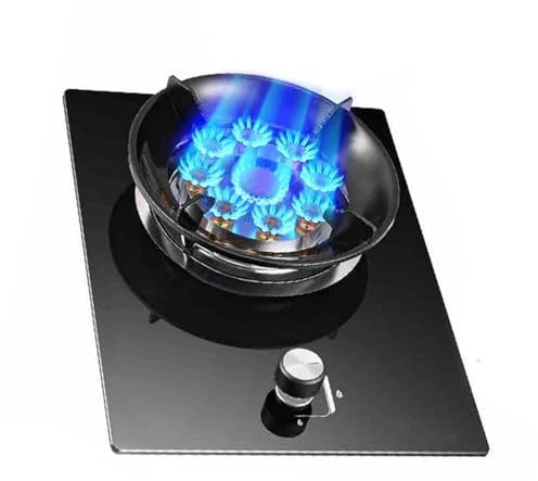Eingebautes Gaskochfeld aus Metall, tragbarer Gaskocher for Camping, Tischkocher mit einer Kochstelle, for Zuhause und Picknicks im Freien(NG)