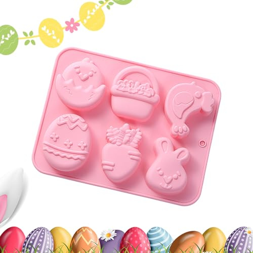 Pâques, moule artisanal à libération facile pour créations | moule à bougies en forme de lapin, pour bonbons gommeux, cupcake, fudge, gelée, pâtisserie, glace, savon, gâteau,