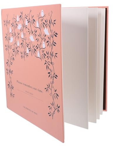 HINTRMENT Álbum para Muestras de Plantas 25 Hojas Removibles de Papel Rosa para Preservación a Largo Plazo Adecuado para Identificación y Colección de Especímenes