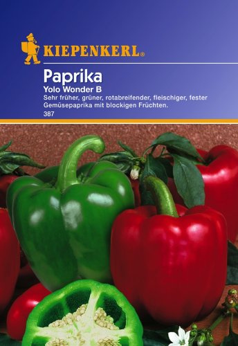 Sperli Gemüsesamen Paprika Yolo Wonder B, grün
