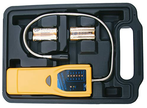 BGS 2198 | Gasdetektor | Gaslecksuchgerät | Sonde über 440 mm | Methan, Isobutan & Propangas | 5-stufige LED-Anzeige | Reaktionszeit unter 10 s | automatische Kalibrierung | Pkw-/LPG-Gas