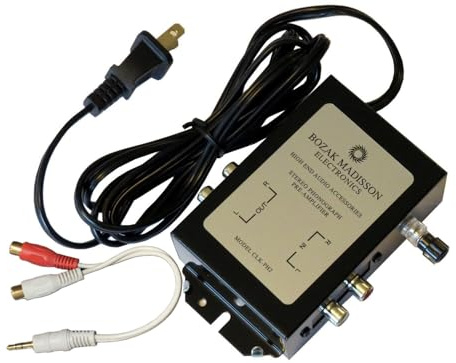 Bozak Madisson Phono Preamp Preamplifier, Turntable Amplifier Pre-Amp