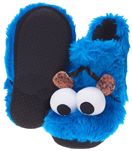 Krmelmonster 3D Pantuflas/Botines Plsch Gre 31 a 44 Azul Mujer Unisex Niños Unisex Adultos Mujeres Ropa de Mujer Zapatillas Zapatillas Zapatillas de Mocasines, azul, 39/40 EU