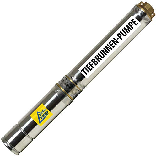 3 / 4 Zoll - Brunnenpumpe Tauchdruckpumpe Rohrpumpe Gartenpumpe Brunnen-Star Die Energie-Spar Brunnen bis ca. 25m Tiefe (4 Zoll - 1500W)
