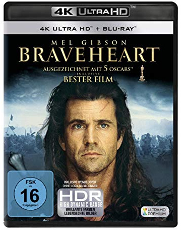 Braveheart (4K Ultra HD) (+ Blu-Ray 2D) [Import]