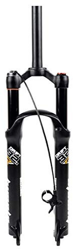 26 27,5 29 Zoll Fahrradgabel MTB Fahrrad Federgabel 1-1/8Gabelschaft Luftdämpfer HL/RL 100 mm Federweg QR für Scheibenbremsenfahrrad