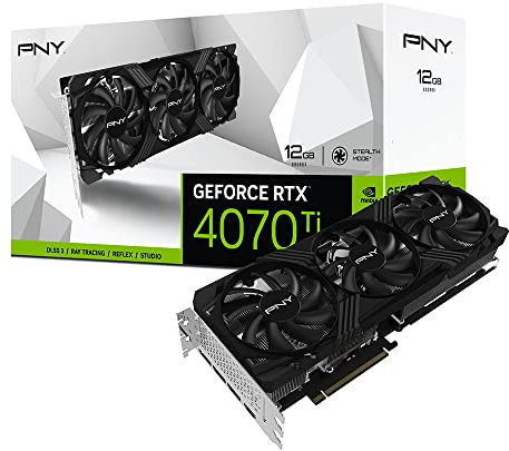 PNY GEFORCE RTX™ 4070Ti 12GB VERTO DLSS 3 Triple Fan Scheda Grafica