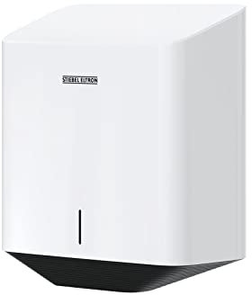 STIEBEL ELTRON Händetrockner elektrisch, ULTRONIC Plus, hygienisch dank Luftsterilisator und HEPA-Filter, TÜV geprüft, mit Stecker, energiesparend, wartungsfrei, Silent Mode, Plastik, 205632