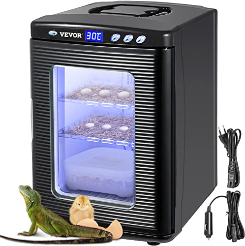 VEVOR Incubadora 5°-60°C (36-140°F), 25L Incubadoras automáticas para incubar incubadora con temperatura constante mejor para Reptiles, anfibios
