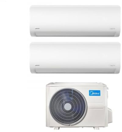 CLIMATIZZATORE DUAL 9+12 MIDEA EXTREME PRO WI FI INCLUSO ESTERNA 18HFN8-Q CLASSE A++A+
