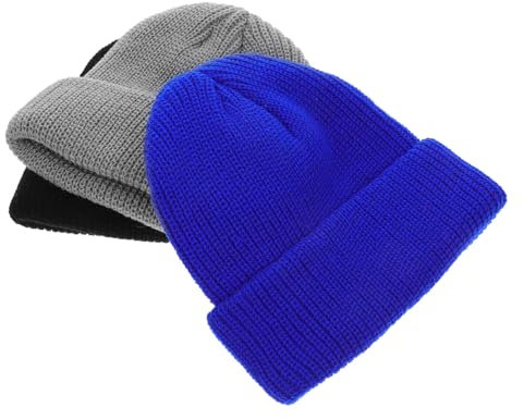 PRETYZOOM 3St Strickmütze Beanie-Mütze Hut für Erwachsene modischer Hut halloween hut halloween hüte waschbare Mütze Sporthut verdicken Melonenhut Frauenhut Wollmütze Deckel