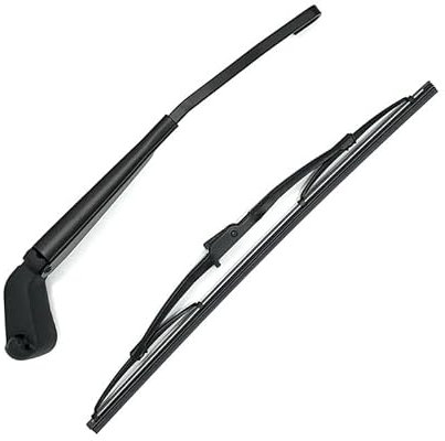 SZELL Heckwischer Scheibenwischer Rear für Golf III(93-98) Heckwischerarm Wischerblatt Wischerarm Heckscheibe Windschutzscheibe Plastik Schwarz