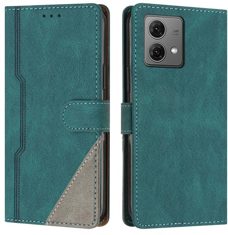 Radoo Funda para Motorola Moto Edge 40 Neo, Funda Cartera de Cuero Multifunción, Cierre Magnético, Flip PU Cuero Carcasa Magnético Caso Cartera Móvil Case para Motorola Moto Edge 40 Neo (Verde)