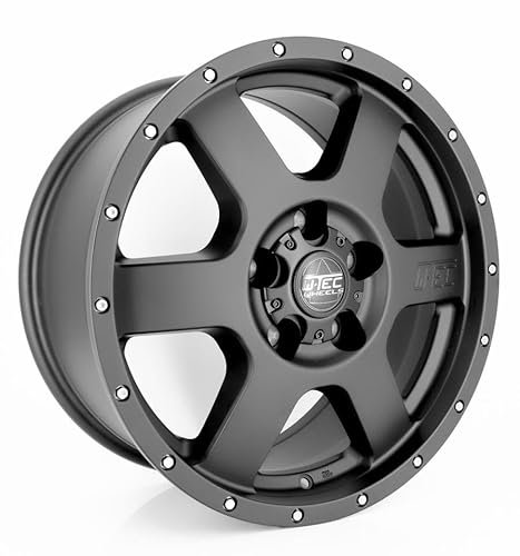 W-TEC All Terrain - Llanta de aluminio (8 x 18, ET55, carga de 1400 kg, apto para agujero circular de 5 x 130 mm y orificio central de 78,1 mm)
