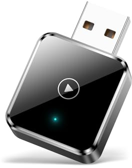 Mini Kabelloser CarPlay Adapter für iPhone - Wireless CarPlay Dongle Box, wandelt werkseitig verkabeltes CarPlay in kabelloses CarPlay um, Plug-and-Play, extrem geringe Verzögerung