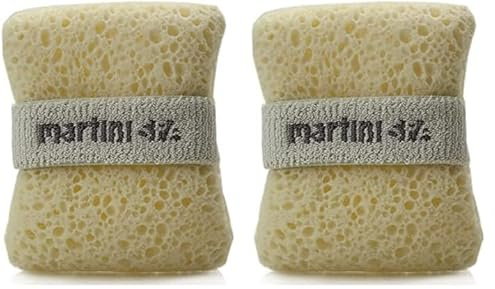 martini SPA - Massage Natural - Guanto portasapone, poliuretano, beige, standard, 16g, 1 unità (Confezione da 2)