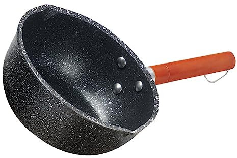 DECHOUS 1Pc Casseroles Casseroles Crème Brûlée Plats Chauffe-Beurre Baratte Chauffe-Beurre Plaques À Induction Poêles Cuiseur À Ramen Couvercle Boîtes Bol À Ramen Non Crémeux Moules À