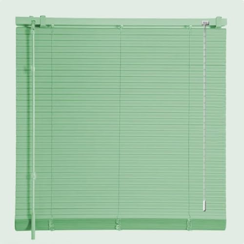 Veneziana in Alluminio,Oscurante in Alluminio,Visibilità,Protezione dalla luce e ai Raggi Solari,Per privacy,Personalizzabile Verde Chiaro (75×220cm)