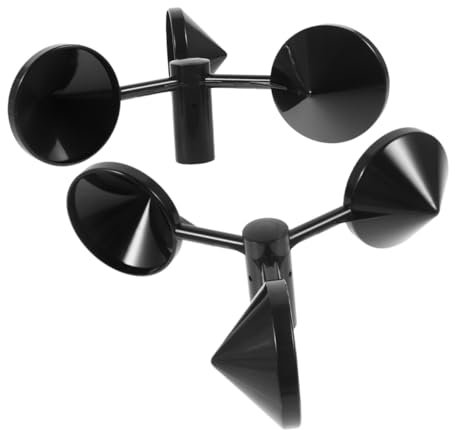 ROMISBABA 2pcs Replacement Anemometer Housing for Wind-speed Sensor Abs Material Wind Outdoor for Wind Measurement Cup