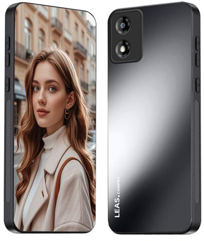 HAOYE Funda para Motorola Moto E13 con Carcasa Mate Escarchada, Slim Antideslizante a Prueba de Golpes, Protección Completa Antihuella - Negro