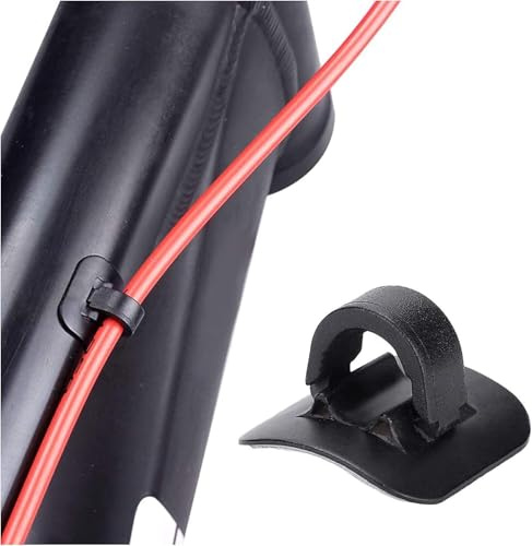 ALCXAZS 8X Fahrrad Kabelklemmen Set, langlebige Legierung, multifunktionales Mountainbike Zubehör, Kabelklemmen, 10 Klemmen, 10 Sets Fahrrad