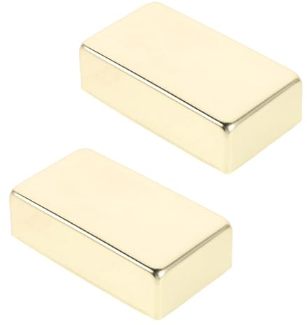 Ciieeo 2piezas Funda para Pastilla de Guitarra Eléctrica Metal Protector de Pastilla para Guitarra Eléctrica