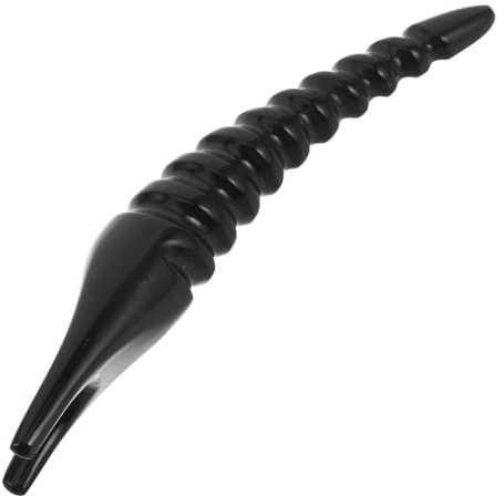 Yardenfun Horn Augenmassage Stab aus Natürlichem Ochsenhorn Gua Sha Gesichtsroller für Augenkonturen und Nasenrückenmassage Leichtes Tragbares Schabewerkzeug für Gesichtspflege