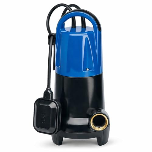 Elettropompa Sommersa TF 1000/S – Pompa Acqua 1000W per Acque Chiare e Sporche, Alta Portata, Corpo Robusto, Uso Domestico e Professionale (ELETTROPOMPA)