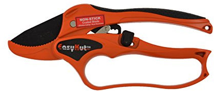 EasyKut GT452CAC Ratchet Secateurs, Orange, 20.5x9x2 cm