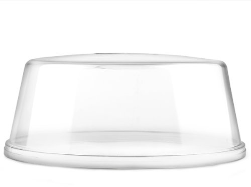 bar@drinkstuff Plastic Cake Dome - 30cm - Plastic Handled Cake Dome, Cake Cover, Food Cover, Plate Cover
