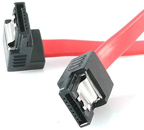 StarTech.com-Cable Sata con cerradura - 12- 1-Ángulo recto M/M-LSATA12RA1