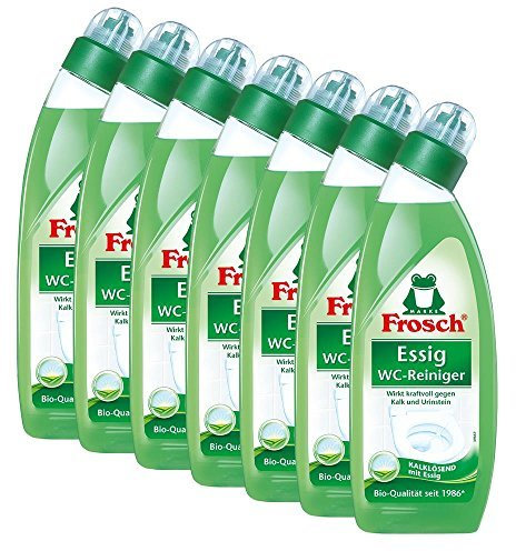 7x Frosch Essig WC-Reiniger 750 ml - Kalklösend mit Essig by Frosch