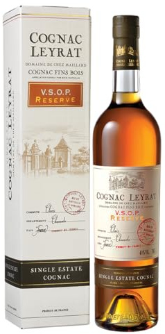 Cognac Leyrat V.S.O.P. Réserve Single Estate Cognac 40% Vol. 0,7l in Geschenkbox